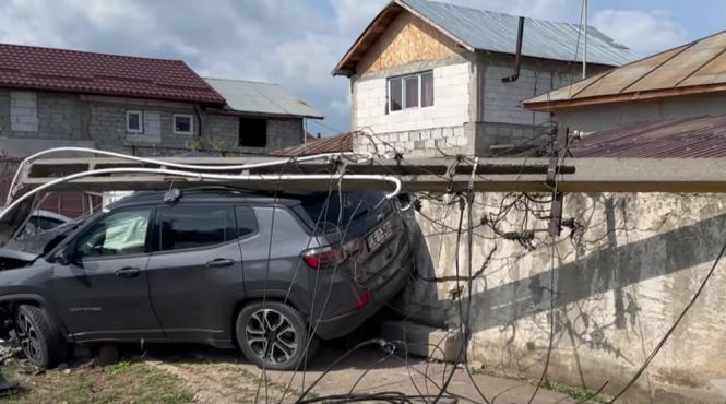 accident dn71 ulmi dambovita stalp cazut teava gaze fisurata trafic blocat 19 aprilie 2026