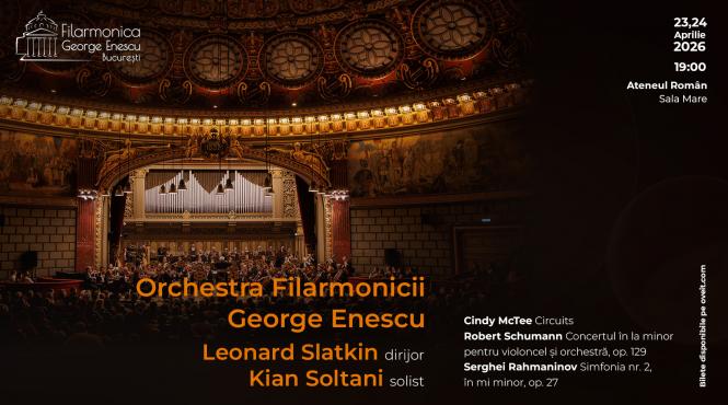 dirijor laureat sase premii grammy leonard slatkin pupitru orchestra filarmonicii george enescu