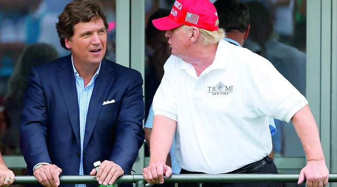 maga ruptura tucker carlson divort scantei donald trump
