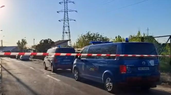 drona ruseasca prabusita gospodarie galati stalp electricitate