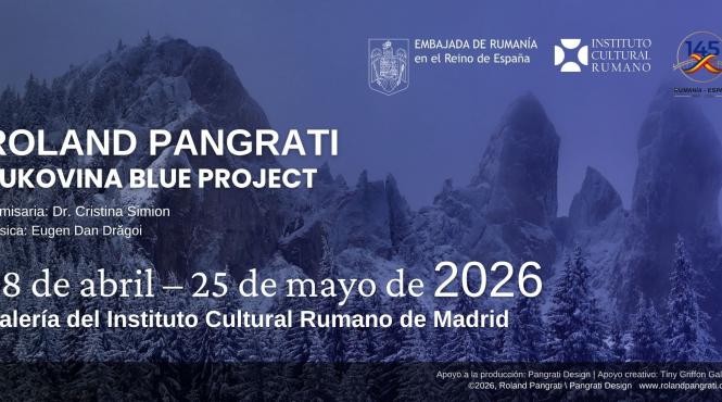 expozitia bukovina blue project de roland pangrati deschisa la icr madrid frumusetea bucovinei pictata in tehnica traditionala japoneza de artistul roman