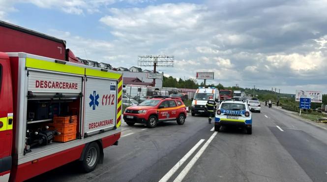 accident dn1 masini persoane