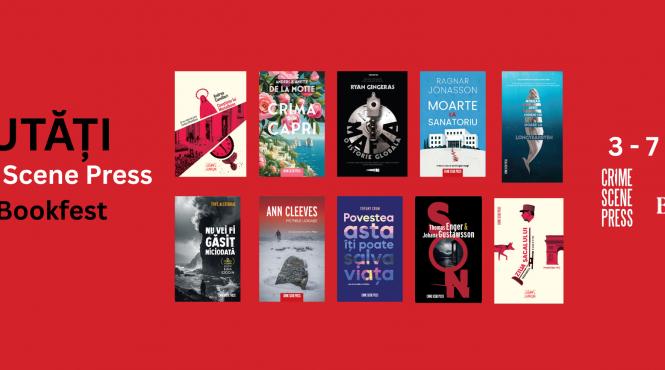crime scene press aduce la bookfest cele mai asteptate thrillere ale momentului si lanseaza colectia de non fictiune spotlight