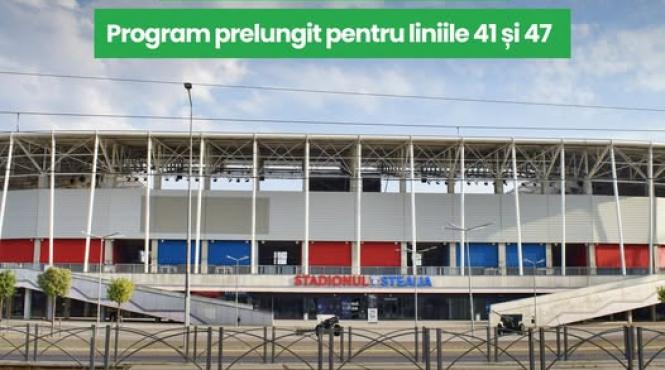 transport special meci romania tara galilor program tramvaie 41 47