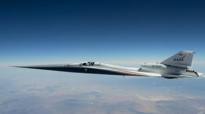 zbor supersonic nasa depasit bariera sunetului avion experimental x 59