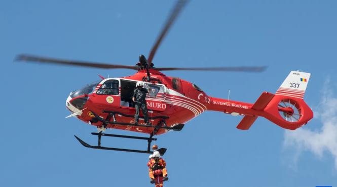 viitura elicopter excavator