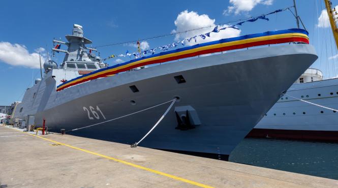 corveta contraamiral august roman prima nava militara moderna ultimii 35 ani romania