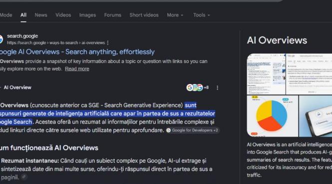 renunta raspunsuri generate ai elimina google search