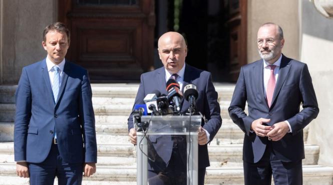 liderul ppe manfred weber felicitari pentru ilie bolojan