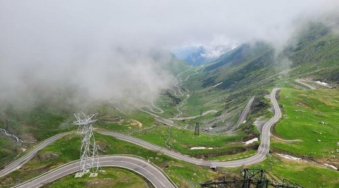 transfagarasan trafic oprit filmari