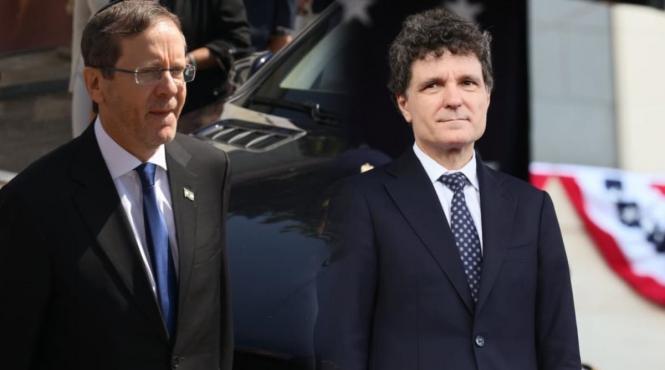 nicusor dan primire palatul cotroceni presedintele statului israel isaac herzog