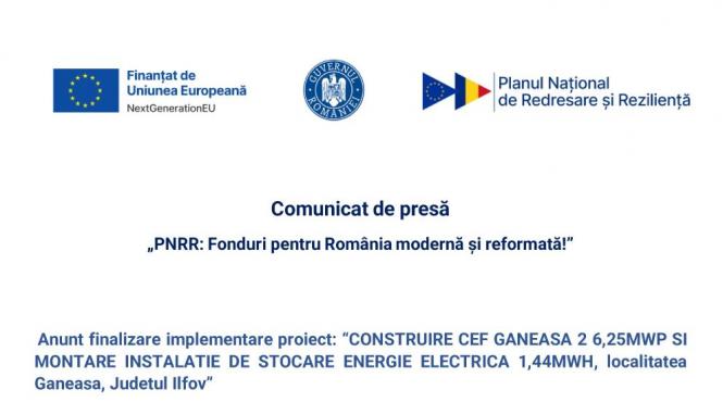 comunicat de presa pnrr fonduri pentru romania moderna si reformata
