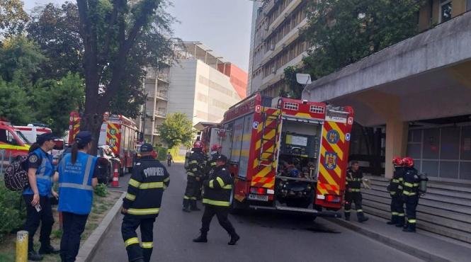 incendiu unitatea primiri urgente spital judetean bacau