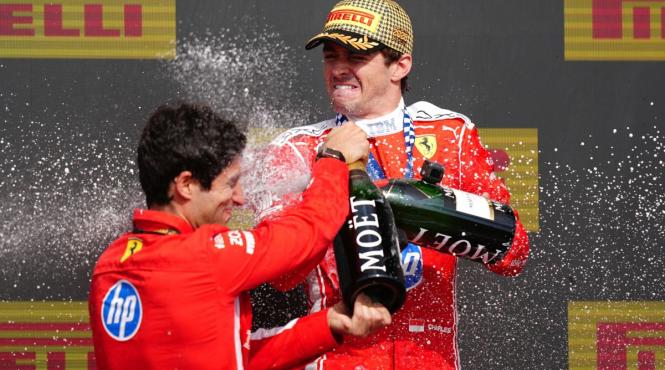 haos silverstone leclerc castiga verstappen abandoneaza