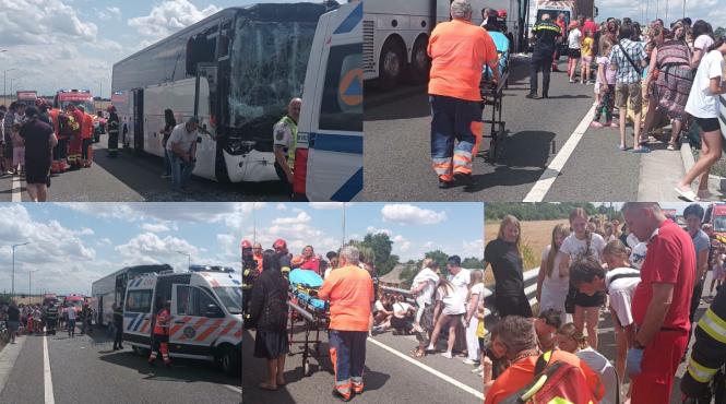 accident autocar tir drajna calarasi plan rosu 12 victime