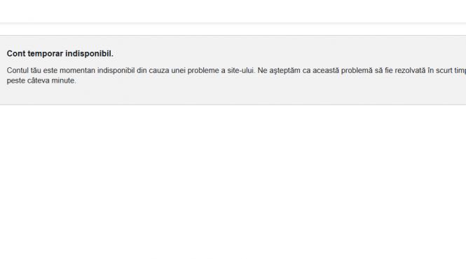 a picat facebook mii de utilizatori din mai multe tari raporteaza probleme