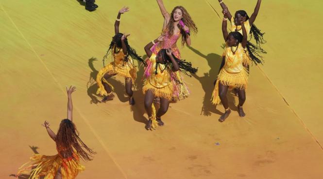 rafaela pestritu designer roman costume shakira fifa world cup 2026