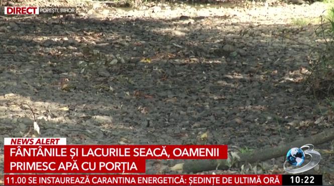 rationalizare apa bihor popesti seceta canicula 6000 locuitori