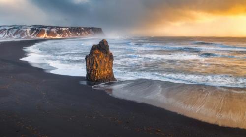 What the mysterious black beach in Game of Thrones looks like in reality. It has become one of the most famous places in Europe