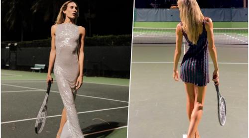 Antrenoarea de tenis care predă lecții în pantofi cu toc a generat mari controverse. Imaginile cu ea au devenit virale pe internet