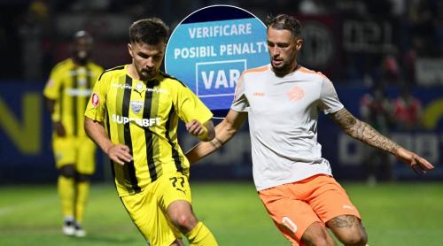Gafă impardonabilă la VAR în Dinamo – Metaloglobus: „centralul”, chemat eronat la monitor! Ce spune regulamentul