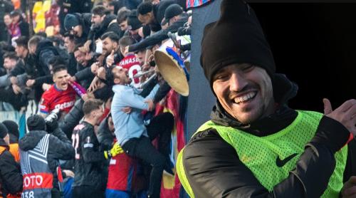 Mesajul misterios pe care Darius Olaru l a transmis în timpul meciului FCSB – Feyenoord: „Ia zi, când plec?”. Exclusiv