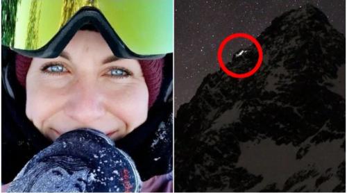 Momentul în care un alpinist și a lăsat iubita să moară de frig pe un munte din Austria a fost surprins de o cameră web