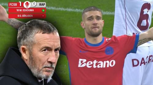 Va fi amendat Daniel Bîrligea după gesturile de la FCSB – Rapid? Anunțul oficial al lui Mihai Stoica. Exclusiv