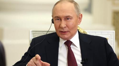 Vladimir Putin minte cu nerușinare într un interviu în presa străină și spune că Rusia a vrut să oprească războiul, când a invadat Ucraina: „Occidentul l a declanșat împotriva noastră”