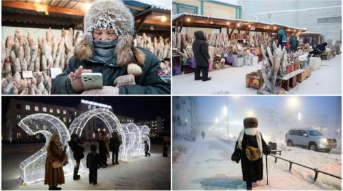 Cum se trăiește în cel mai geros oraș din lume, unde   40 de grade este temperatura normală. O femeie arată ce face când iese din casă