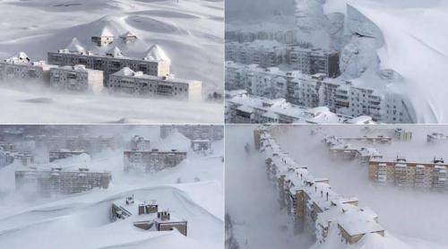 Da, zăpada chiar a îngropat Peninsula Kamceatka din Rusia. Dar asta nu înseamnă că trebuie să credeți imaginile generate de AI