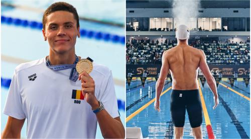 David Popovici, încântat că și a văzut visul îndeplinit. Campionul olimpic a dat vestea cea mare
