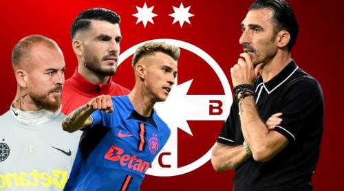 Elias Charalambous, gest neașteptat. A bătut în masă când a fost întrebat de un jucător de la FCSB! Video