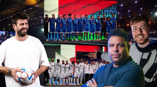 Fotbalistul român crescut de Juventus și Manchester City umilește Franța la „mondialul” lui Piqué! Pasă de gol, sub privirile lui Ronaldo