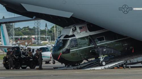 Poate v ați întrebat cum a ajuns Trump să zboare cu elicopterul său prezidențial prin Elveția. Iată cum. Plus alte detalii interesante