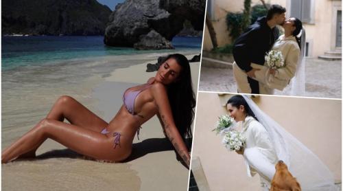 S a căsătorit ”cea mai frumoasă baschetbalistă din Europa”! Valentina Vignali și Fabio Stefanini au optat pentru o ținută neașteptată în ziua cea mare