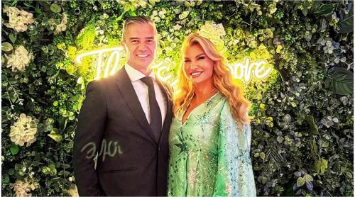 Soția lui Daniel Pancu, surprinsă alături de o legendă a Rapidului, la FCSB – CFR Cluj