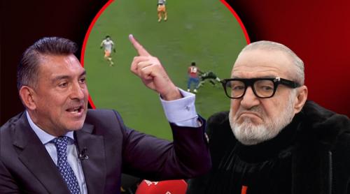 Gigi Becali, Ilie Dumitrescu și Radu Naum s au contrat în direct la TV după ce Joao Paulo a dărâmat o pe Iuliana Demetrescu: ”Ea face 11 metri, nu el” /  „Sunt curios dacă are ceva la piept”