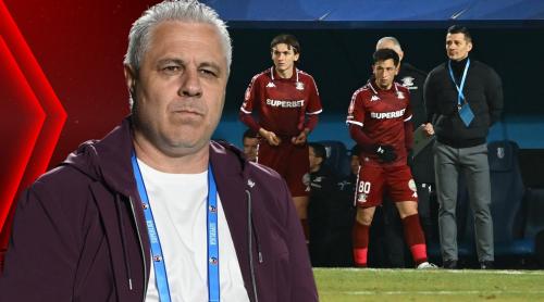 Marius Şumudică a pronunțat un cuvânt tare când a fost întrebat despre Rapid: „Înspăimântător! Pierd pe bandă rulantă”. Ce a vorbit cu Şucu şi Angelescu. Exclusiv