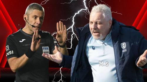 Marius Şumudică l a făcut praf pe Radu Petrescu: “Ar trebui trimis la judeţeană! Îţi baţi joc de munca unui oraş!”. Face arbitrul jocurile FCSB ului?! “Mi a distrus multe meciuri la Rapid”
