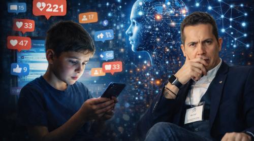Medic psihiatru, despre efectele dependenței copiilor de social media. Gabriel Diaconu: „Sevrajul vine cu furie, panică, depresie, gânduri suicidare”