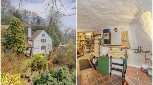 O casă veche de 500 de ani, săpată în stâncă, tocmai a fost scoasă la vânzare, iar oamenii sunt cuceriți de ea. Cum arată în interior