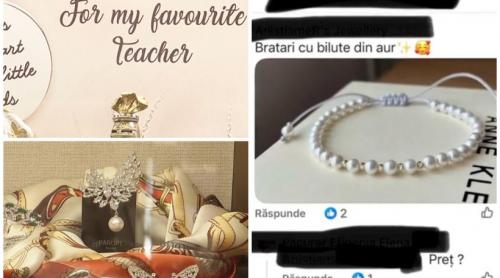 O profesoară a primit de Mărțișor un lănțișor cu diamant de 8.000 de lei. Discuții pe grupurile de părinți pentru cadourile de 1 martie