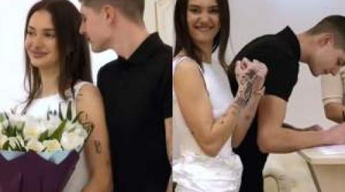 Olga Verbițchi s a căsătorit! Imagini emoționante de la cununia civilă