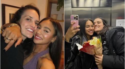 Omoregie și Moreschi, apariție incendiară după ce și au oficializat relația! Vedetele de la CSM București, surprinse într un loc preferat. Foto exclusiv