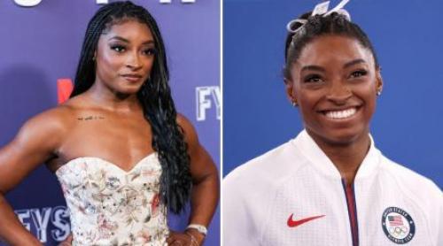 Simone Biles, schimbarea de look cu care și a surprins fanii! Cum arată gimnasta după ce s a făcut blondă și și a pus silicoane