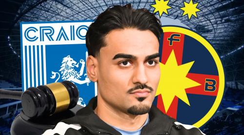 Veste șoc pentru Universitatea Craiova. Ștefan Baiaram, suspendat în dubla cu FCSB? Exclusiv