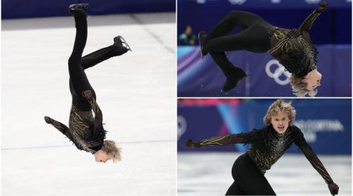 VIDEO Senzație la JO 2026. Patinatorul american Ilia Malinin a executat un exercițiu interzis 50 de ani, pentru că este prea periculos