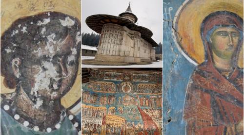 Adio, albastru de Voroneț? Când se găsesc bani pentru restaurarea picturii exterioare de la celebra mănăstire din patrimoniul UNESCO?