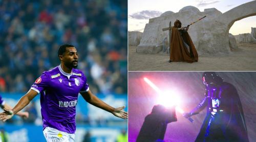 Atacantul venit direct din „Războiul Stelelor” să fie golgheter în România: „Dacă nu ajungeam fotbalist, eram mecanic auto! Îmi plac mașinile sport, putem vorbi o oră despre supercaruri”